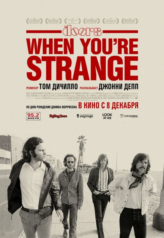 Фильм The Doors. When you`re strange (2009) скачать торрент